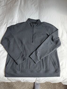Lululemon At Ease Quarter Zip XL Black